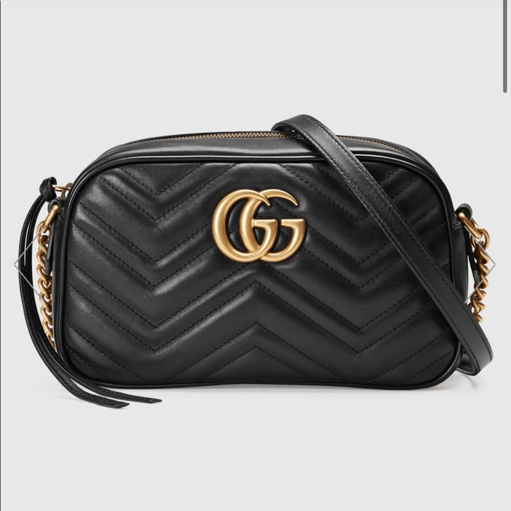 GG Marmont small matelassé shoulder bag